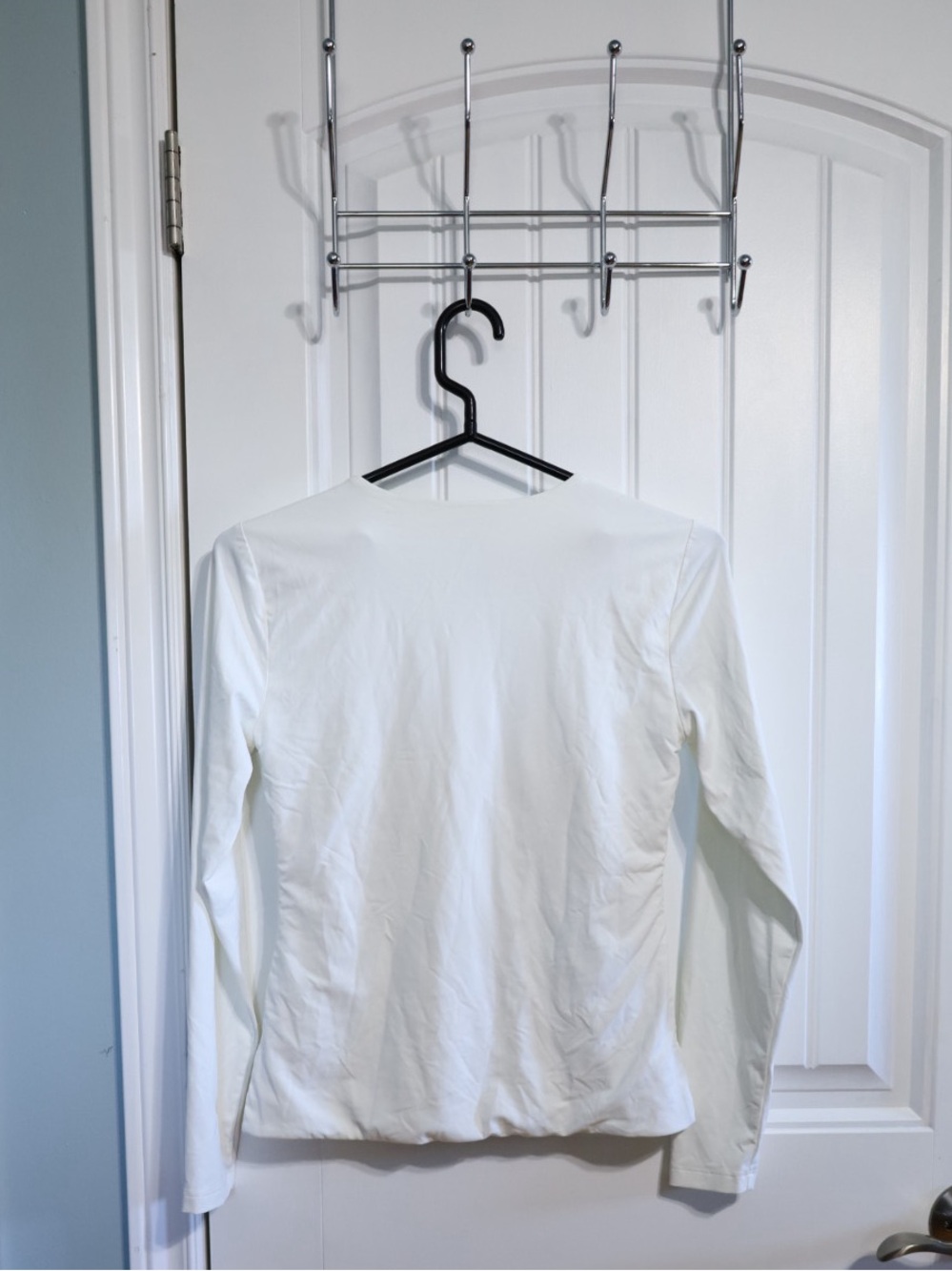 Frank and Oak Contour Long Sleeve Shirt in White Size Medium - Picture 7 of 7
